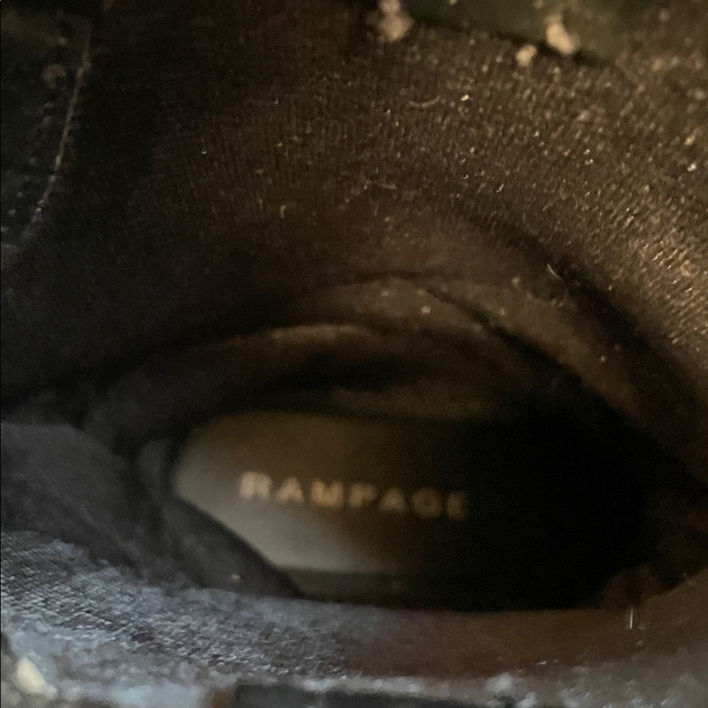 Rampage Black Heeled Boots - Picture 6 of 8